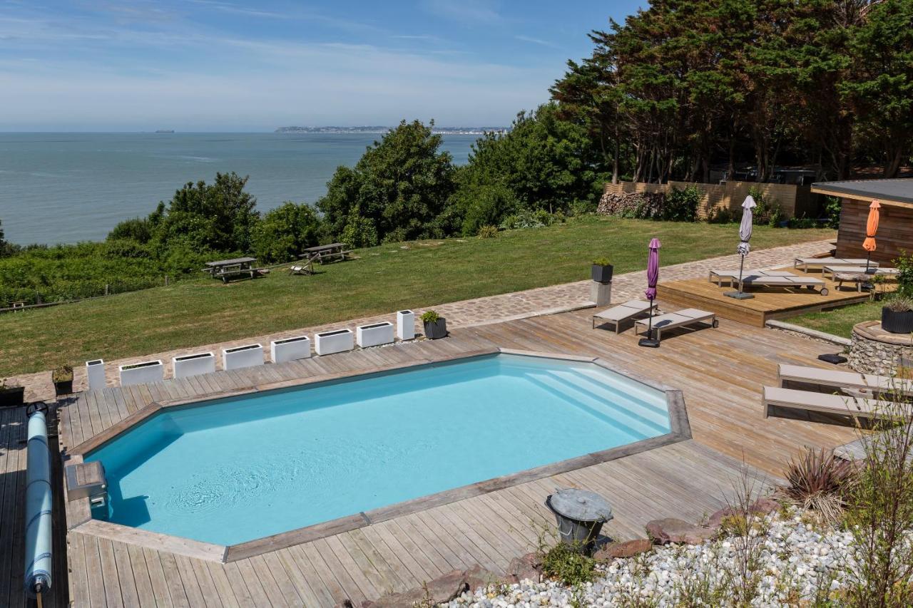 Bed and Breakfast Domaine du Grand Bec Villerville Exterior foto