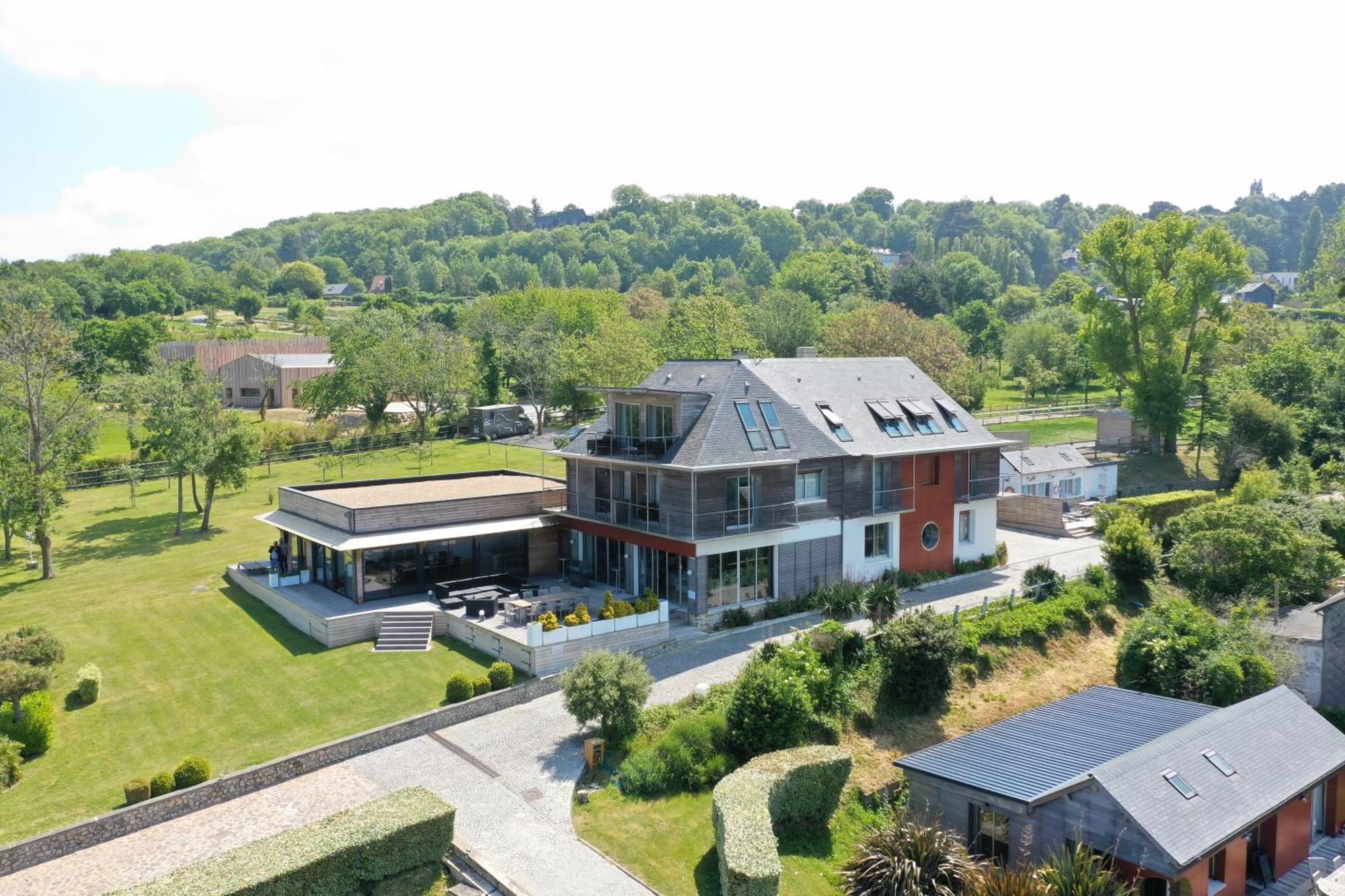Bed and Breakfast Domaine du Grand Bec Villerville Exterior foto